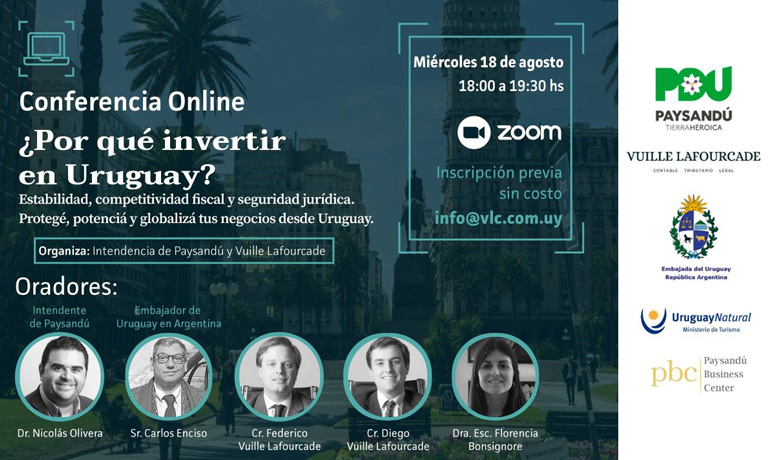 Conferencia: ¿Por qué invertir en Uruguay?