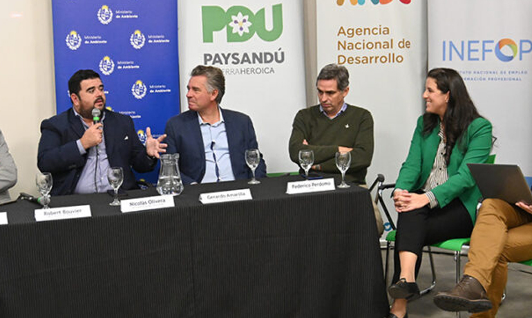 Presentaron en Paysandú la segunda fase del “Proyecto Interior” de Economía Circular